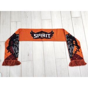 Ottawa Spirit OUAZ LOGO Scarf Orange University School Wear FANG Gray Wolf